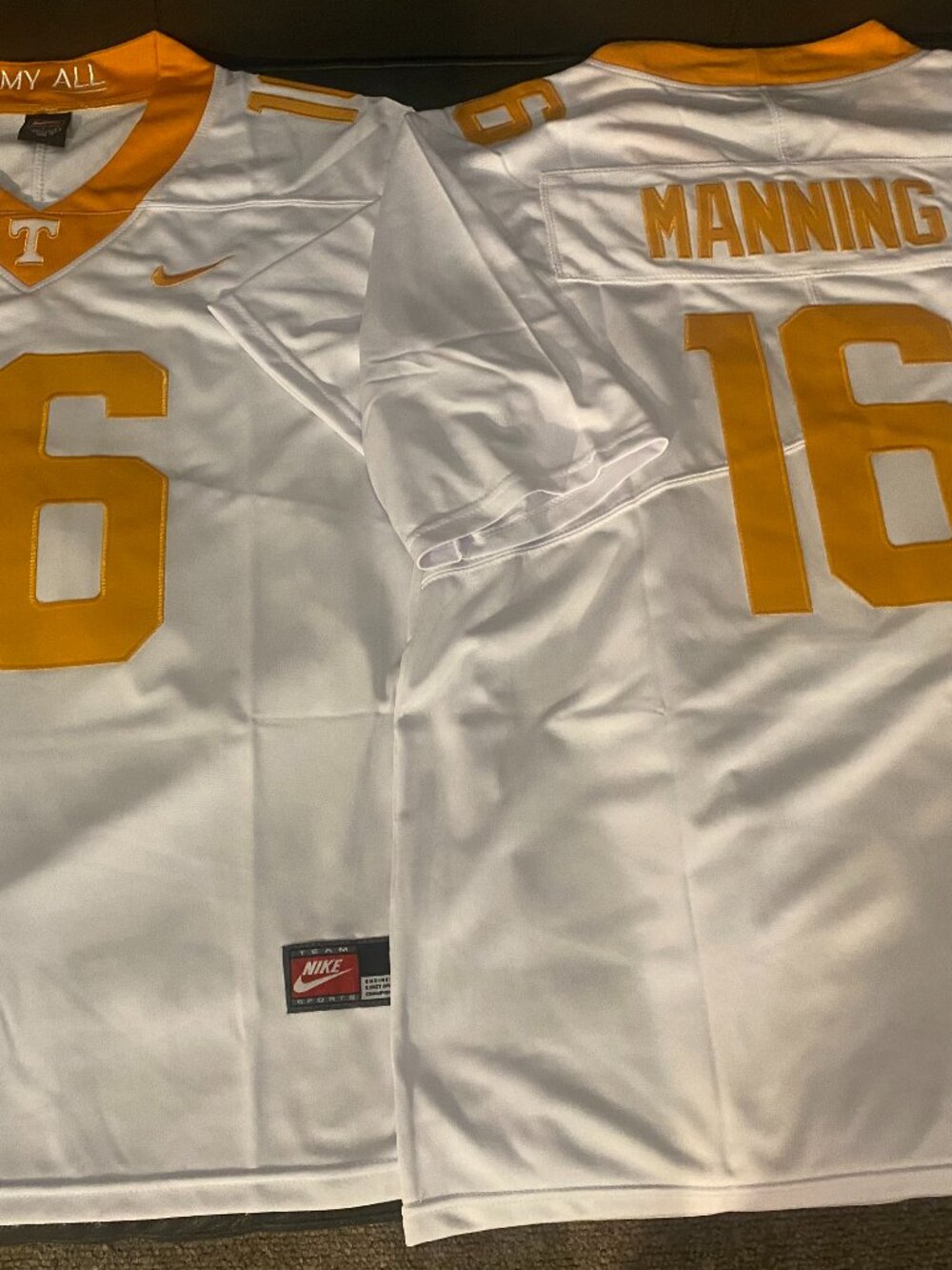 Nike TENNESSEE VOLUNTEERS PEYTON MANNING Men's JERSEY Sz M,L,XL,2XL New w tags